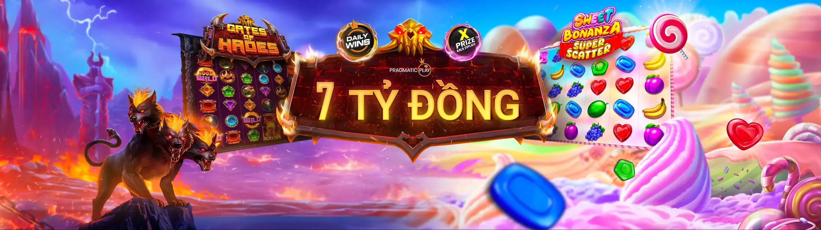 Hình ảnh tổng quan về thế giới trò chơi slot tại 888sport chính thức